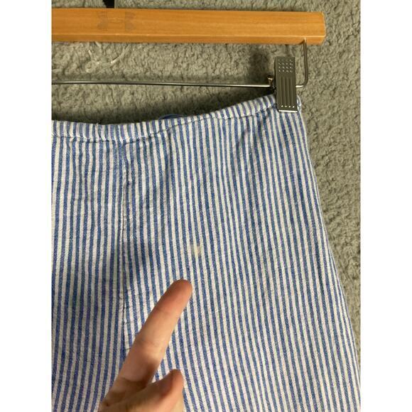 beachlunchlounge Women's Striped Wide-Leg Pants‎ Blue Size S - Picture 9 of 9